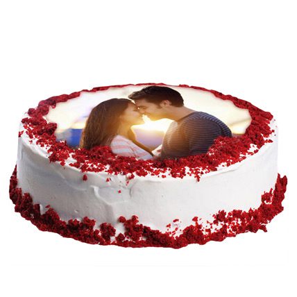 red velvet photo cake 1kg 1 2 Floragalaxy