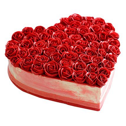 rose cake half kg 1 1 Floragalaxy