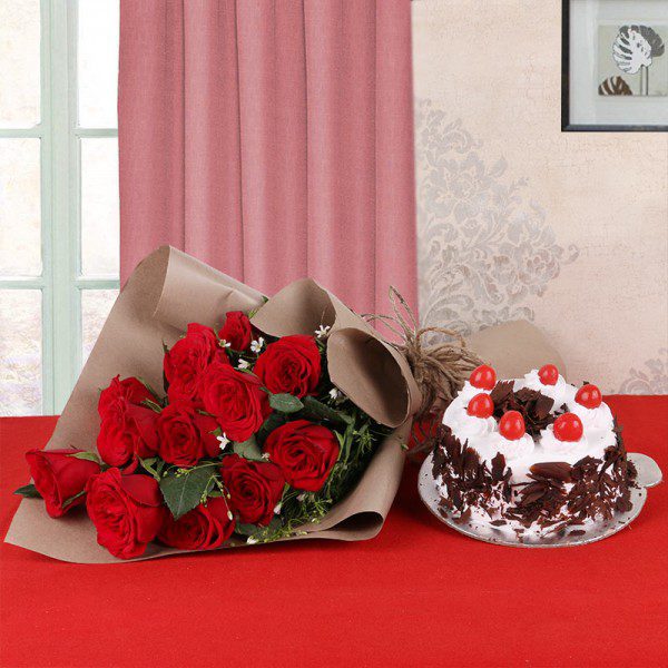 Rose and Black Forest Floragalaxy